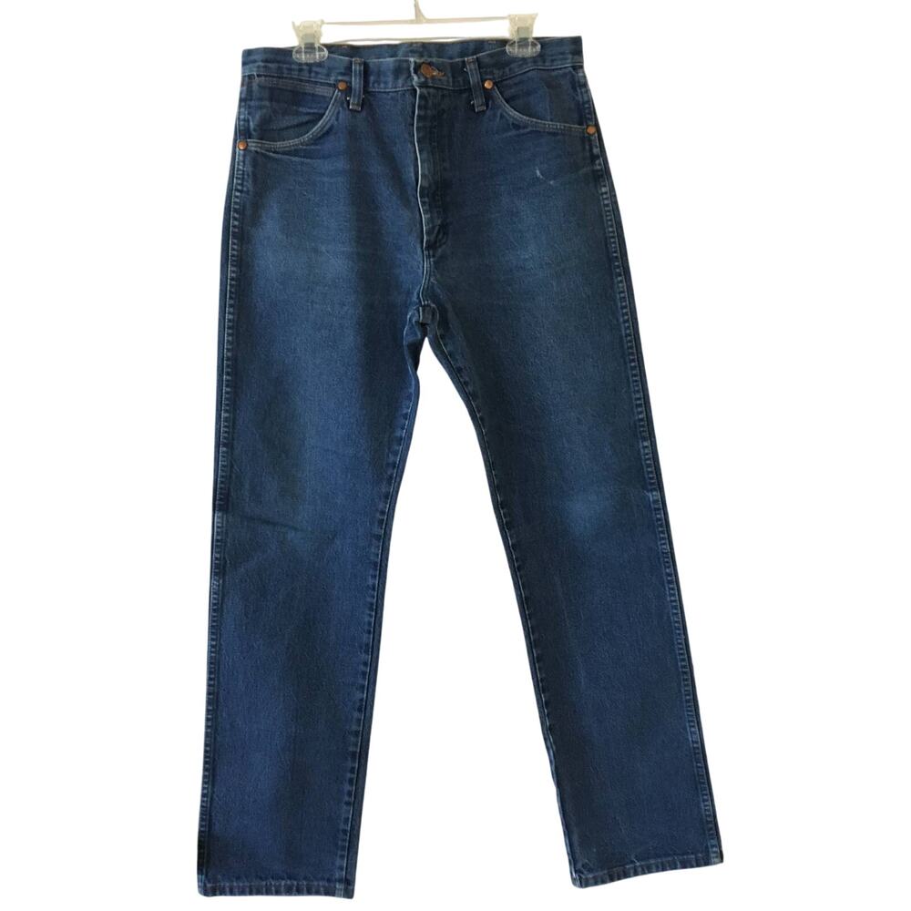Lot of 2 Wrangler 34X34 13MWZ Pro Rodeo Original Cowboy Cut Straight Leg Jeans